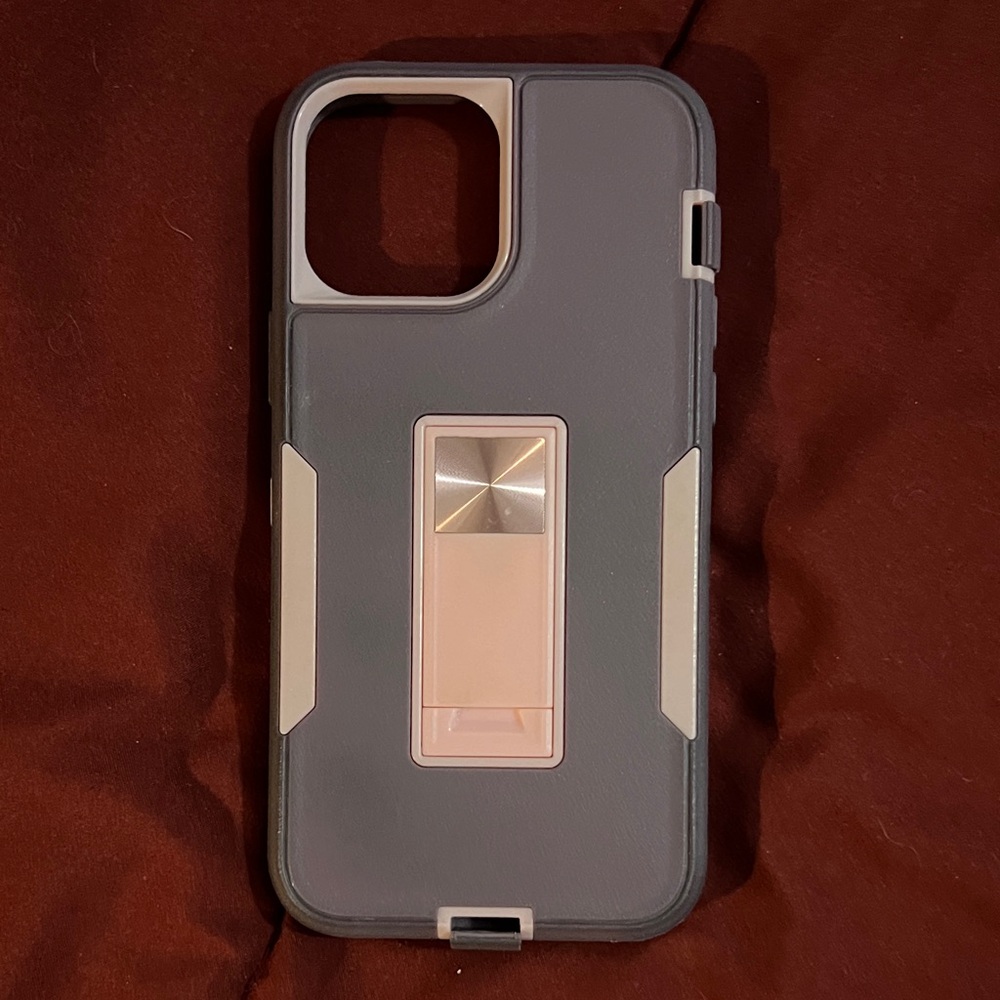 Protective Purple Phone Case with Stand